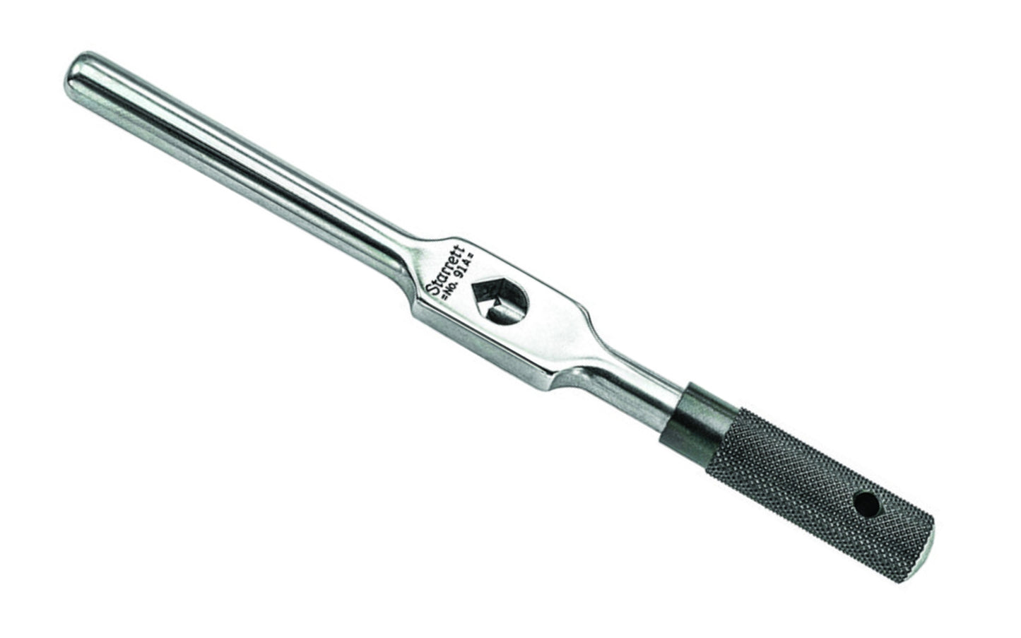 Starrett 91 Tap Wrench is strong & well proportioned. It is nicely finished and the gripping surface is properly tempered. Starrett Tap Wrench - 1/16" to 1/4" Capacity Size. Starrett Model 91A.
