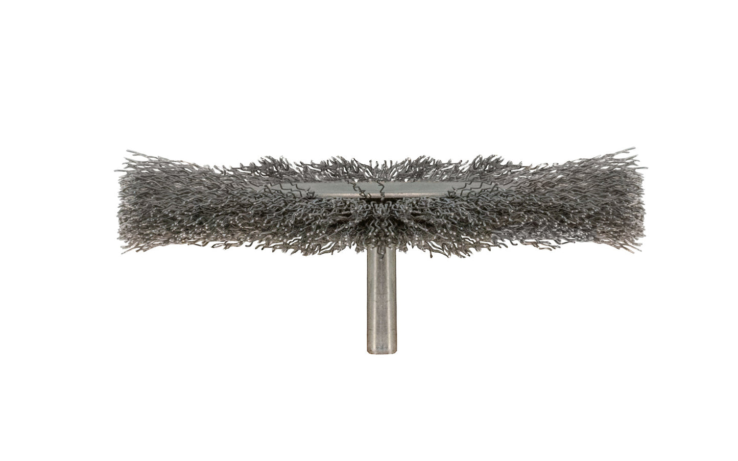 Alfa Tools 4" Coarse Wire Wheel - 1/4" Shank. 0.012" Wire Diameter. 4500 RPM max. All-steel construction. Applications include deburring, blending, removal of rust, scale, dirt, & finish preparation prior to painting or plating. Made by Alfa Tools. Made in Spain.