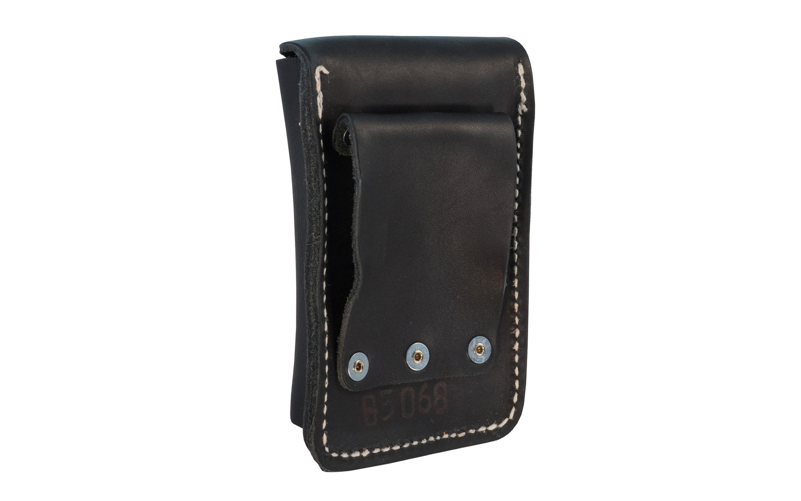 Occidental Leather All-Leather Black color Construction Calculator Holder Case ~ B5068 - Model No. B5068 ~ Fits Construction Master models I, II, III, IV, & other brands. Fits a Galaxy S3 cell phone ~ Up to 3" wide belt - Made in USA ~ Genuine Leather construction holder holster ~ 759244224108 -  Belt - Leather - Black