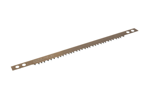 Bahco 12" Replacement Blade for Bowsaw - 51-12. Hardened & tempered high-quality steel. Easier cutting in dry seasoned wood from the peg teething. Hardened & tempered high-quality Swedish steel. Longer lasting induction hardened points.  Made in Sweden. Model No. 51-12. Swedish Bow Saw Blade. 7311518044565