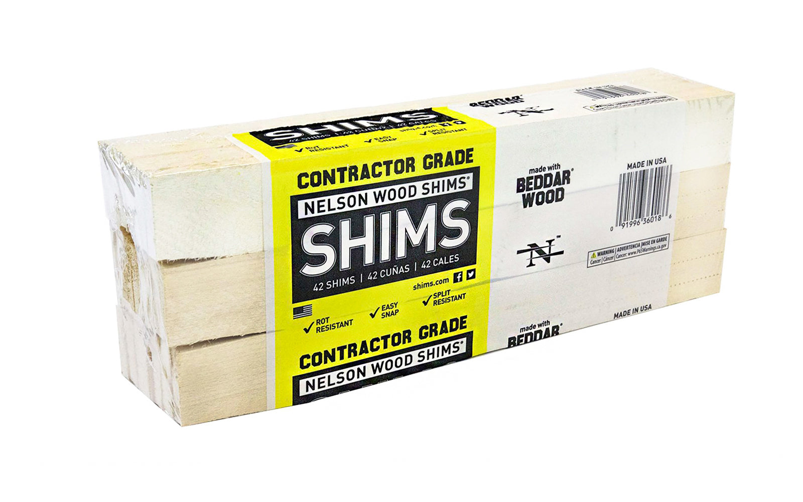 Wood Shims (pack of 12)