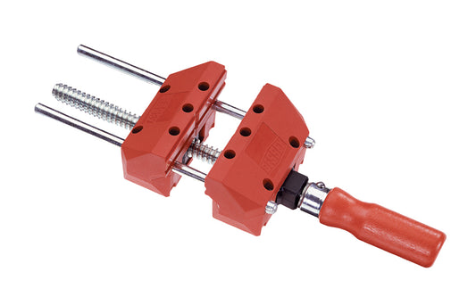 Bessey Portable Mini-Vise Clamp No. S-10 is ideal for holding round, rectangular & odd shaped objects. Non-marring plastic jaws are glue resistant. Clamping capacity up to 4". Ideal for small jobs that need parallel clamping. Can easily mount to tables & work benches. Can clamp at angles. Bessey Model S10. Mini Vise ~ 091162055014