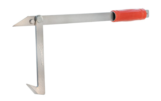 This Little Pee-Vee provides pushing & pulling power to move the sill plate on new construction walls & assures proper alignment. It is also more precise than hammering. 9" distance between points. 17" overall length. Pulls partitions together for nailing. 012643026057. Qual-Craft Pee Vee Model 2605. 