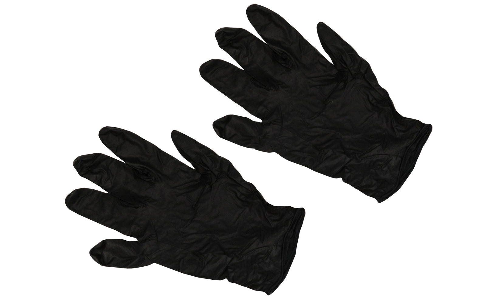 Powder free black Nitrile gloves are industrial grade gloves that have exceptional strength & durability. 5 Mil size. Good for automotive work, shop use, plumbing, manufacturing, security, law enforcement & transportation. Beaded cuff style. Not made with rubber latex. Ambidextrous design fits right or left hand