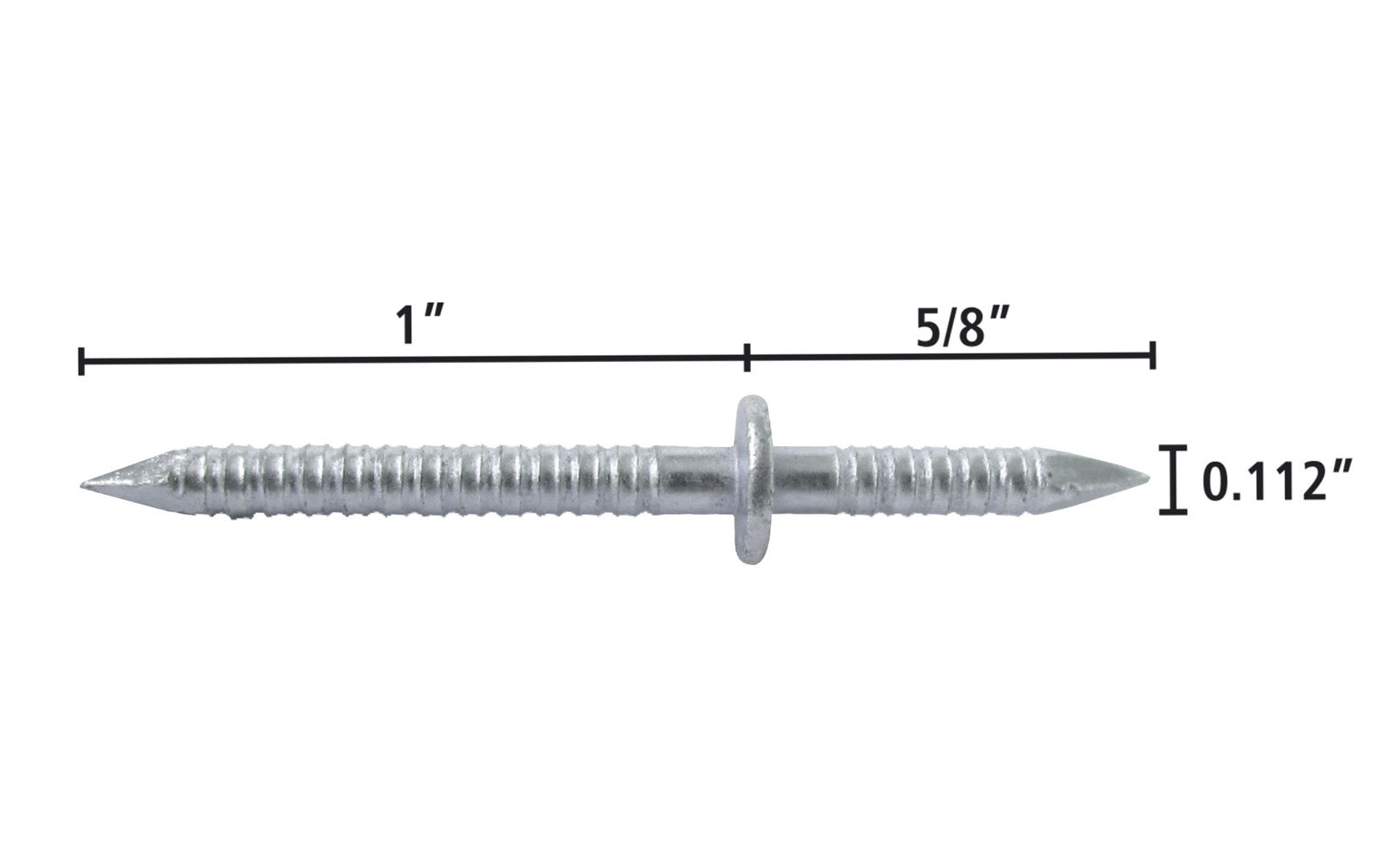 FastCap 1" x 5/8" Blind Nails - 100 Pack. The FastCap Blind Nail allows you to have an invisible mechanical connector. Simply insert the dual head nail into the set tool to set the nail, then tap the molding or wood into place on the other side. 100 double ended nails in pack.. Model BLIND NAIL 1 x 5/8.