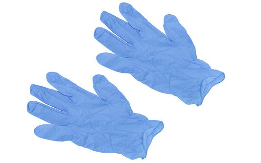 Powdered Nitrile gloves are good disposable gloves for a variety of uses including home improvement, shop use, food preparation, painting, cleaning, postal work, security, pet care, hobby work, arts & crafts. Beaded cuff style. Ambidextrous design fits right or left hand, 4 Mil, Powdered nitrile 100 gloves in box