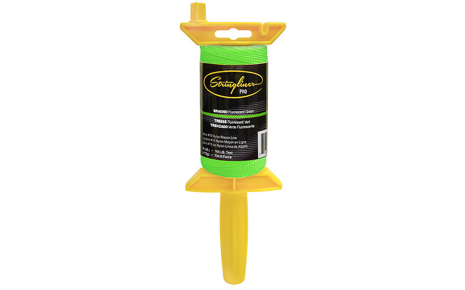 Stringliner Braided Mason Line Reel - Fluorescent Green