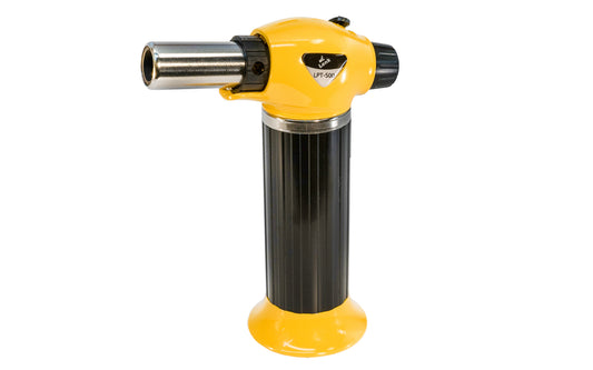 Wall Lenk Heavy Duty LPT-500-1 Pro-Torch provides the highest BTU output for demanding jobs. Use blow torch for industrial maintenance, tool & die shop work, automotive work, electronic repairs, lab work, brazing, soldering, plumbing, hobby & craftwork, chef's torch, etc.  Flame temperature - 2400° F - Blue flame - 048491400077