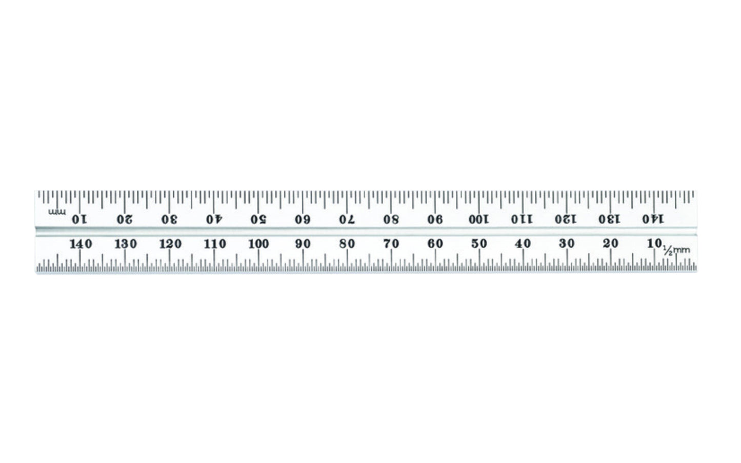 Starrett 6" Metric Blade for Combo Square - 1.0 mm, 0.5 mm Grads Blade only.  Made in USA. Model CB150-35