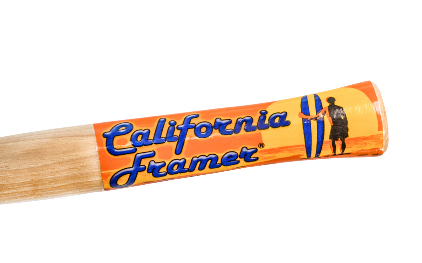 This 19 oz Vaughan California Framer Model CF2P has a smooth face & extra large 1-1/8" diameter striking face on framing hammer. The Rip hammer has magnetic nail starter & 19 oz head weight. Hickory hardwood handle & 7" overall length. Rust-resistant powder coat finish. Model CF2P. 051218116014.