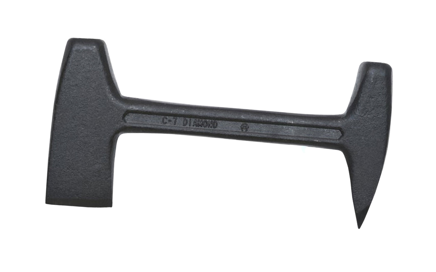 Diamond 6" Steel Clinch Cutter. Forged from high-quality steel. Beveled on outside edge only. Flush inside edge allows for close cutting. An all-purpose tool with one end designed for cutting and the other for use as a pritchel. 2-3/4" Wide x 6" Length. Made by Diamond Tools. Model DCTR. Made in Germany.