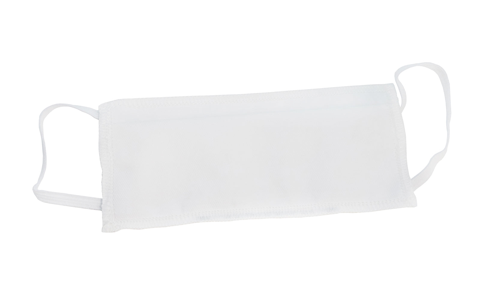 Cotton Face Mask. One layer is premium bleached cotton fabric. Dual filtration from 2 ply of material. Non-woven polyester layer is water resistant: AAMI Class 1 & 2 certified for vapor penetration. Sewn in wire nose piece enhances fit. Pleated for complete covering of nose & mouth. Washable & reusable.  Dico 7600500. Made in USA. 082123760504