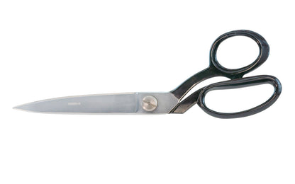 These high quality Crown Tools 10" Side Bent Scissor Shears are manufactured from hot forged, high quality Carbon steel with Nickel plated blades and black bows. Made in Sheffield, England. Crown Side-Bent Scissors. Model 392 |  1920BS-10.