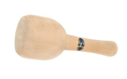 18 oz Beechwood Woodcarvers Mallet made by Crown Tools in England. Manufactured from the finest kiln dried Beech, this quality woodcarver mallet is durable; It has a nice well-balanced feel & smooth comfortable handle grip. Great for the carver doing regular or heavy duty work & preferring a smaller mallet. Model 104.