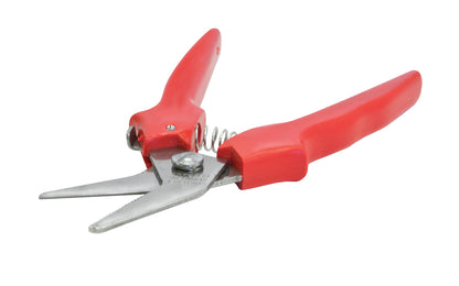 An offset multi-purpose snip made by Bessey Tools. The serrated angled blade is made of stainless steel. Good cutter for multi purpose use in the shop, home, kitchen, or garden shed - Model D48A ~ Angled offset blades - Serrated edge - Spring loaded - Plastic handle - Bessey hand cutter pliers - Offset Blade - 091162011003