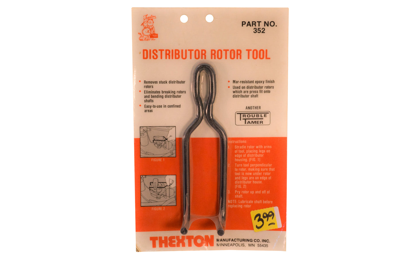 Thexton Distributor Rotor Tool.   Thexton Manufacturing Company, Minneapolis MINN. Part No. 352
