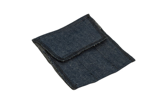 Denim 3-Pocket Vix Bit Tool Pouch designed for Vix bits, but suitable for other small short tools. Made in USA.
