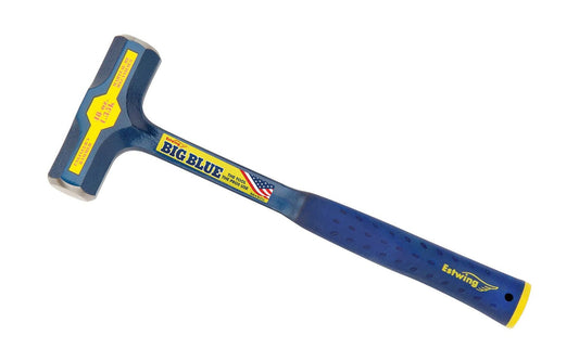 Estwing's 3 lb. Enginners' Hammer is a great USA-made tool that's great for use in construction & demolition work, masonry, metalwork, automotive, & general pounding work on unhardened metals. Made of all-forged steel in one piece, it is stout & durable. 48 oz Engineer Hammer. Hand Sledge. Model E6-48E. 034139620310