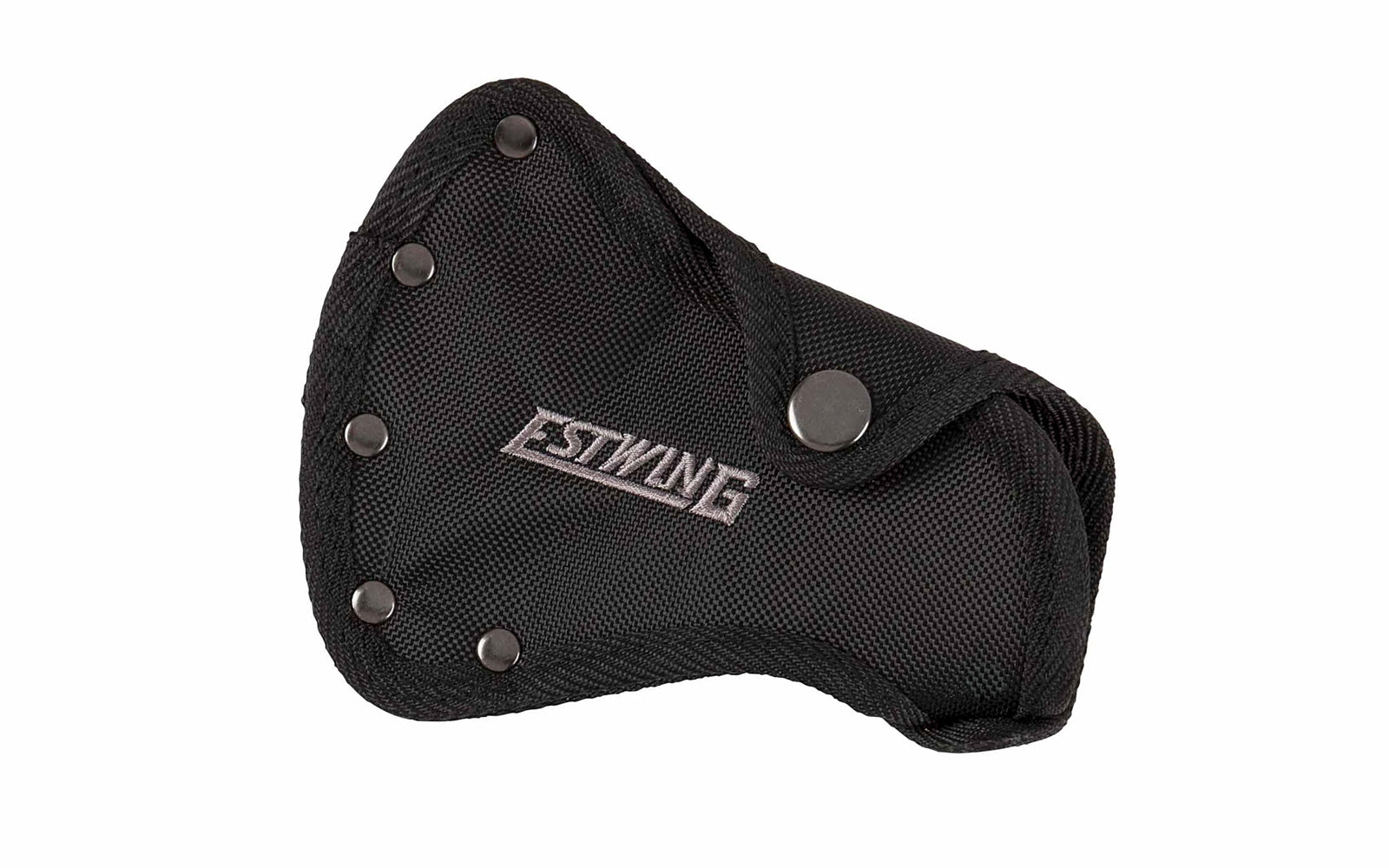 Estwing Model No. 16 Black Sheath. A replacement black nylon sheath for Estwing models No. E24A, EB-25A, & E24ASEA hatchets. Made of durable ballistic nylon construction with reinforced stitching. Hatchet Sheath. Axe Sheath. A great sheath to protect your Estwing hatchets & axes. 0034139200321.  