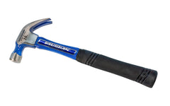 This 16 oz Vaughan FS16 smooth face claw hammer has a hollow-core fiberglass handle which provides better balance & more effective shock absorption than typical solid fiberglass handles. Non-slip cushioned PVC grip is molded to handle. Rust-resistant powder coat finish. Smooth face 16 oz head weight. Vaughan Mfg. Co