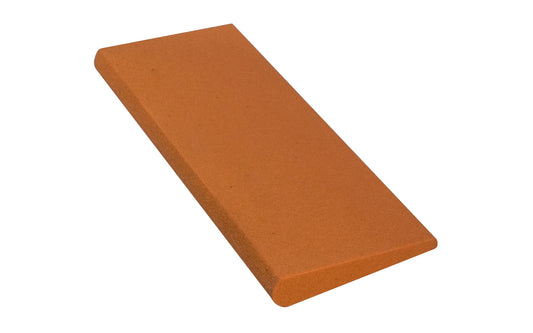 Norton Round Edge Fine Slip Stone with fine grit aluminum oxide abrasive. To improve sharpening & reduce clogging, use with oil. Great for sharpening carving tools & gouges. 4-1/2" length  x  1-3/4" width  -  3/8" x 1/8" thickness. Made by Norton, Saint Gobain. Model FS34. 61463687160
