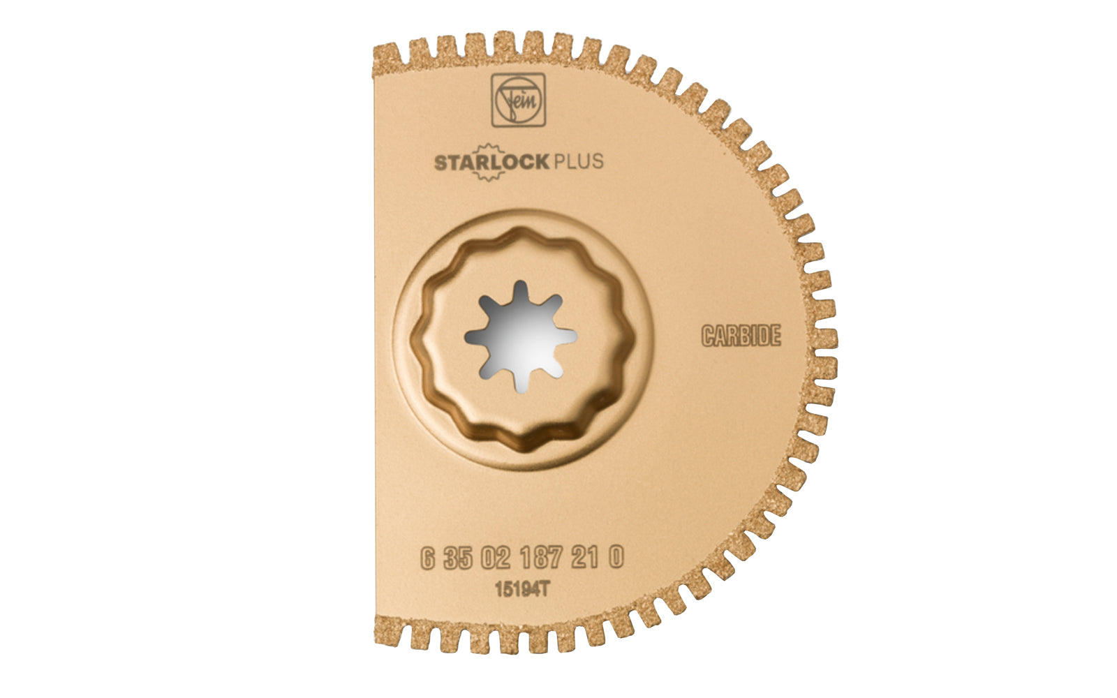 Fein Tools 3-9/16" Segment Carbide Open Teeth Saw Blade - 187 Blade. Open teeth for perfect, clean cut edges without delamination in CFRP/fiberglass materials. Very high cutting speed & precision. 4014586390659. Thin blade version. Kerf approx. 3/64" (1.2 mm). 63502187210. Segmented Carbide Blade. Extra Thin Kerf