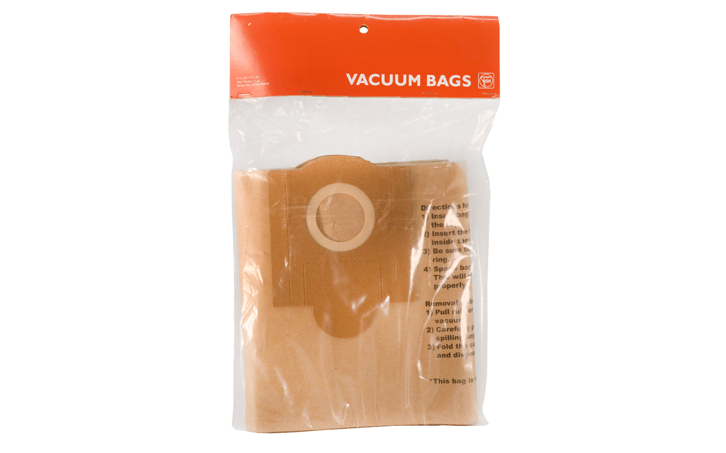 Fein Vacuum Bags for Mini Turbo - 3 PC - 69908195015