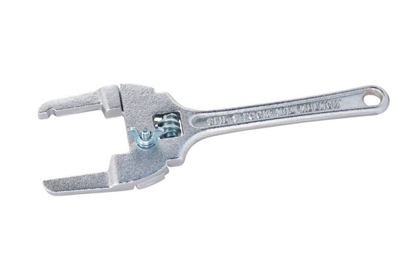 General Tools Adjustable Sink Wrench gives you the power to tackle all types of stubborn fittings, including spud, slip, lock & basket-strainer nuts. Plumbing wrench 10-1/4