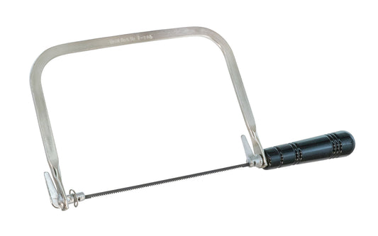 GreatNeck 6" Coping Saw is excellent for cutting a variety of patterns in wood trim & paneling. Features heavy duty steel frame for strength & durability & a tough plastic handle that is designed to provide a firm grip. A 360° adjustable blade allows for flexible cutting. Model No. 9. 076812000507. Made in USA.