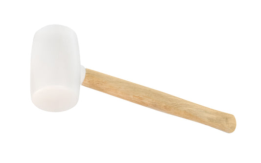 This 16 oz GreatNeck White Head Rubber Mallet features a chemical resistant tough rubber head to prevent marring or damaging surfaces, it delivers a softened strike to get the job done quickly & cleanly. The genuine hickory handle is durable & easy to hold in any position. Great NeckModel RMW-16. 076812025586