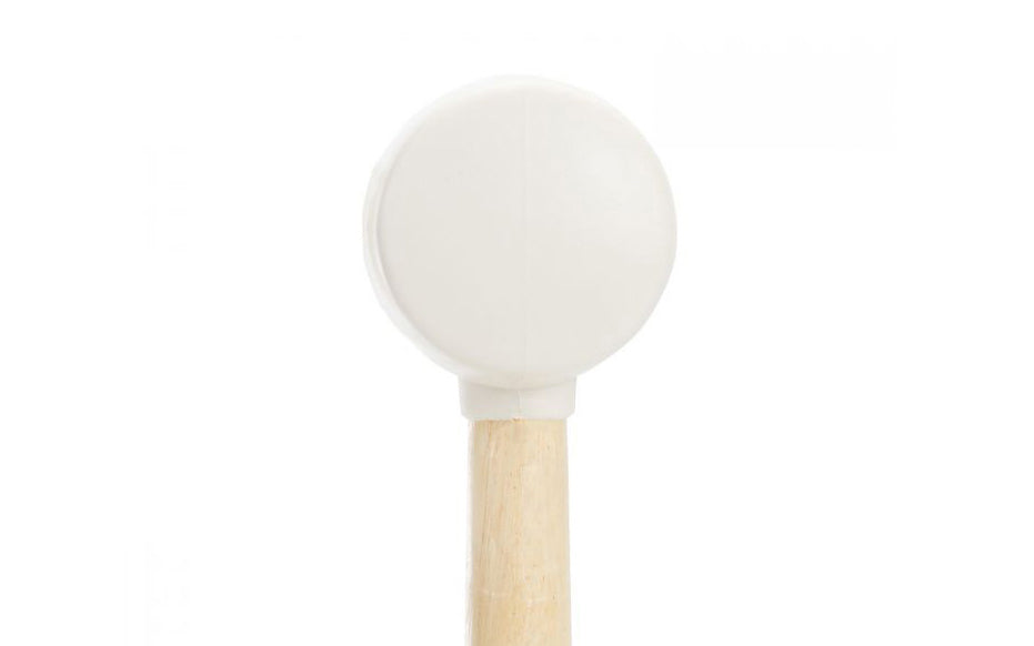 This 16 oz GreatNeck White Head Rubber Mallet features a chemical resistant tough rubber head to prevent marring or damaging surfaces, it delivers a softened strike to get the job done quickly & cleanly. The genuine hickory handle is durable & easy to hold in any position. Great NeckModel RMW-16. 076812025586