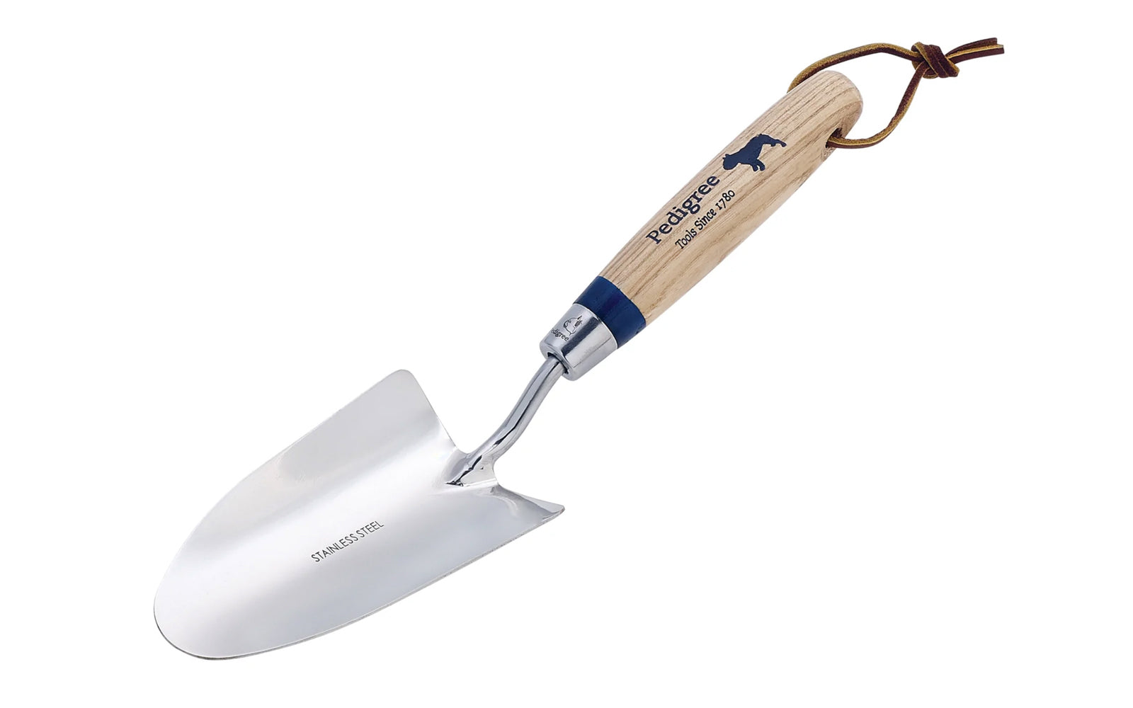 small garden hand trowel Pedigree 6 in. Ash Handle Stainless Steel Hand Trowel