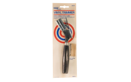 Hyde Tools Vinyl Trimmer - 34210. Cut double & single layers of all types & weights of wall coverings. Includes High Carbon Steel Blade.  Made in USA.