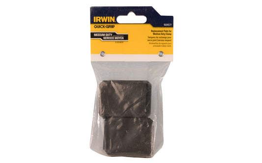 Irwin Quick Grip Replacement Pads for Medium Duty Clamp. Model No. 1826577. Four per pack.