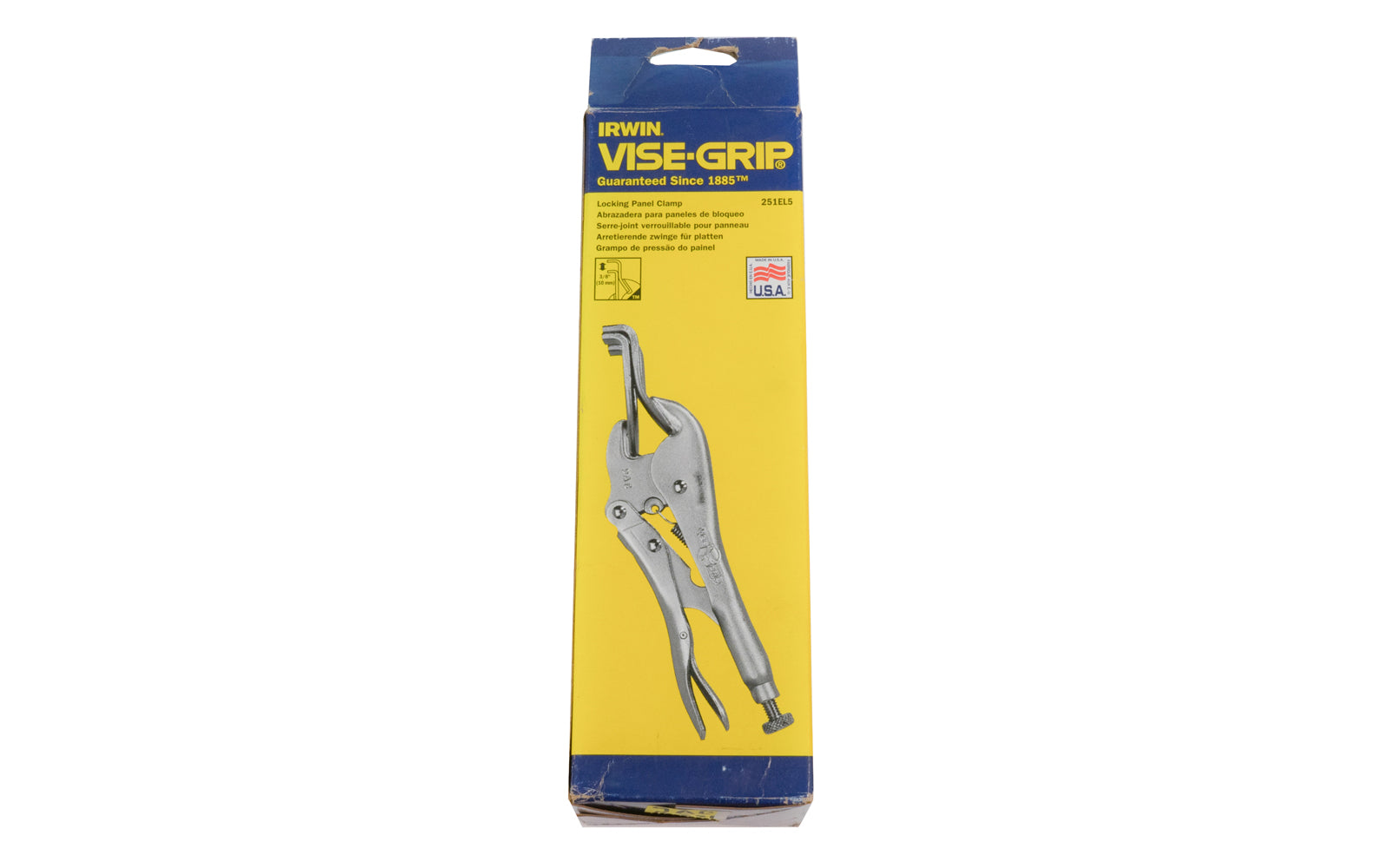 Irwin Vise Grip 9AC Locking Panel Clamp. Made in USA. Model 9AC. Item No. 251EL5. 038548002514