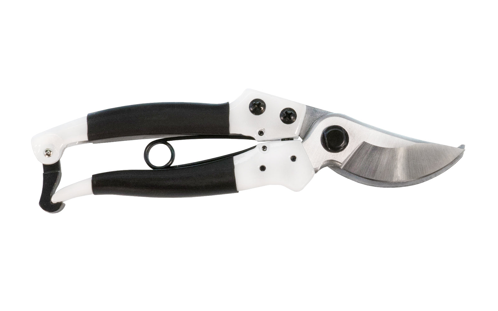 These Japanese Kamaki Bypass Pruners are good quality pruners that have nice smooth cuts. Great multi-purpose pruner great for many various garden tasks such as trimming, pruning, thinning, & general purpose cutting. Locking mechanism on the end of the handle. Rubberized no-slip grip handle. Model 880. 4953699008801