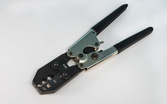 Klein Tools Coax Crimping Tool Plier. Designed for hex configuration of coaxial connectors. Model No. T1720.  Made in USA. 092644340048