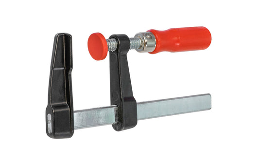 Bessey Clamps ~ Model No. LM2.004 - Light weight, & made of quality durable material, Bessey Light-Duty Steel Bar Clamps heads are made of tough die cast zinc, & black powder coated to prevent corrosion. Plastic pressure cap protect  work piece surface. 330 lbs. Clamping force - Excellent for woodworking - 4" Long ~ 091162013007