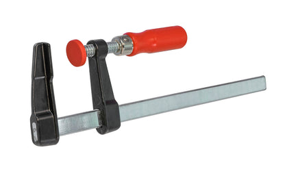 Bessey Clamps ~ Model No. LM2.008 - Light weight, & made of quality durable material, Bessey Light-Duty Steel Bar Clamps heads are made of tough die cast zinc, & black powder coated to prevent corrosion. Plastic pressure cap protect  work piece surface. 330 lbs. Clamping force - Excellent for woodworking - 8" Long