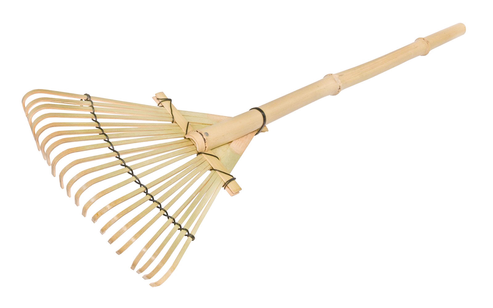 Made in Japan · Traditional Japanese hand bamboo rake great for getting into smaller areas more difficult for conventional rakes. An excellent small rake that's great for grasses & leaves in tight places - Small Bamboo Rake - Mini Bamboo Rake - Japanese Garden - 27" overall length - Made of Bamboo - 8" width of head