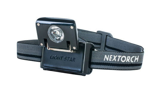 Nextorch "Light Star" LED Headlamp with Case. Head flashlight - 200 lumens.
