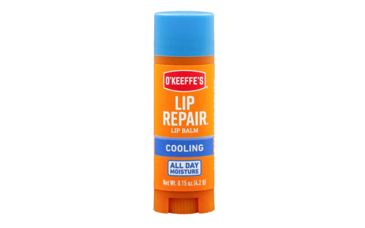 O'Keeffe's Lip Repair heals, relieves, & repairs extremely dry, cracked lips. Absorbs quickly to provide instant relief. Cooling relief. Made in USA. 722510071010