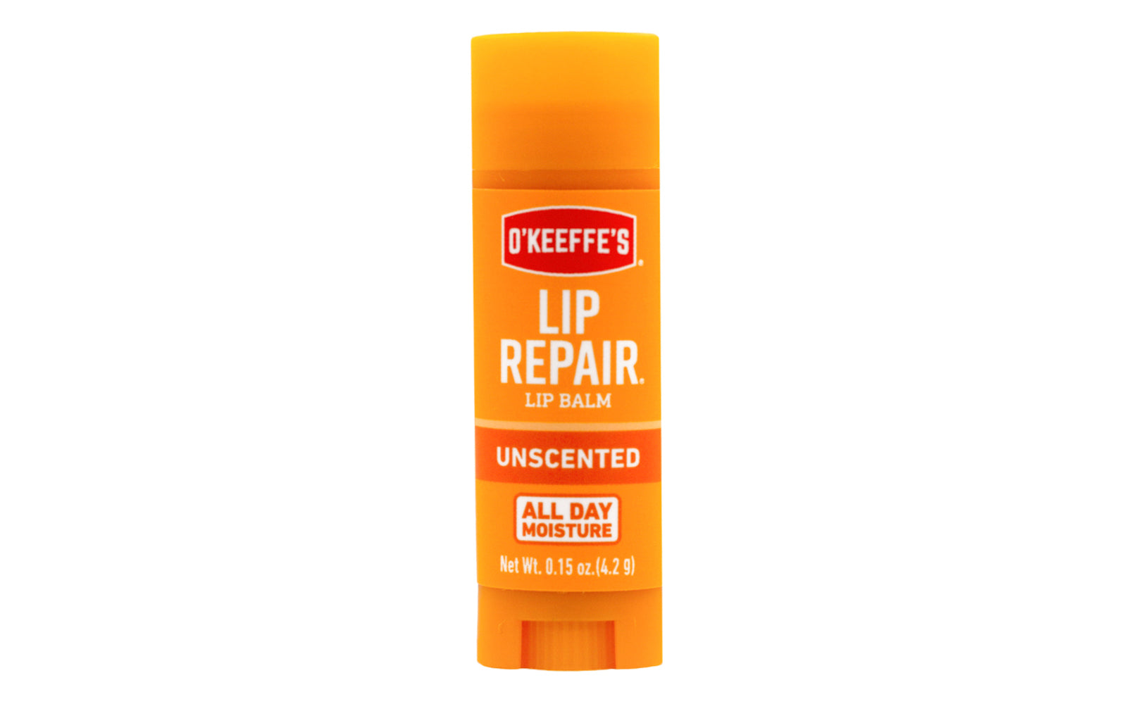 O'Keeffe's Lip Repair heals, relieves, & repairs extremely dry, cracked lips. Absorbs quickly to provide instant relief. Unscented. Made in USA. 722510002960