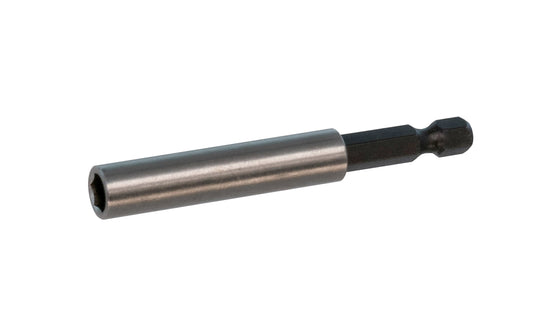 Lutz 3" Long x 1/4" Magnetic Bit Holder. 1/4" hex shank - Takes 1/4" shank bits. Model No. 23026. 052427230263