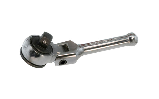 This 6-1/2" Ratchet Handle 1/2" Dr with Flex Head is made of Chrome Vanadium Steel. Easy change reversible ratchet direction. 6-1/2" overall length. 1/2" drive. Flexible head. Japanese Ratchet Handle.   Made in Japan.