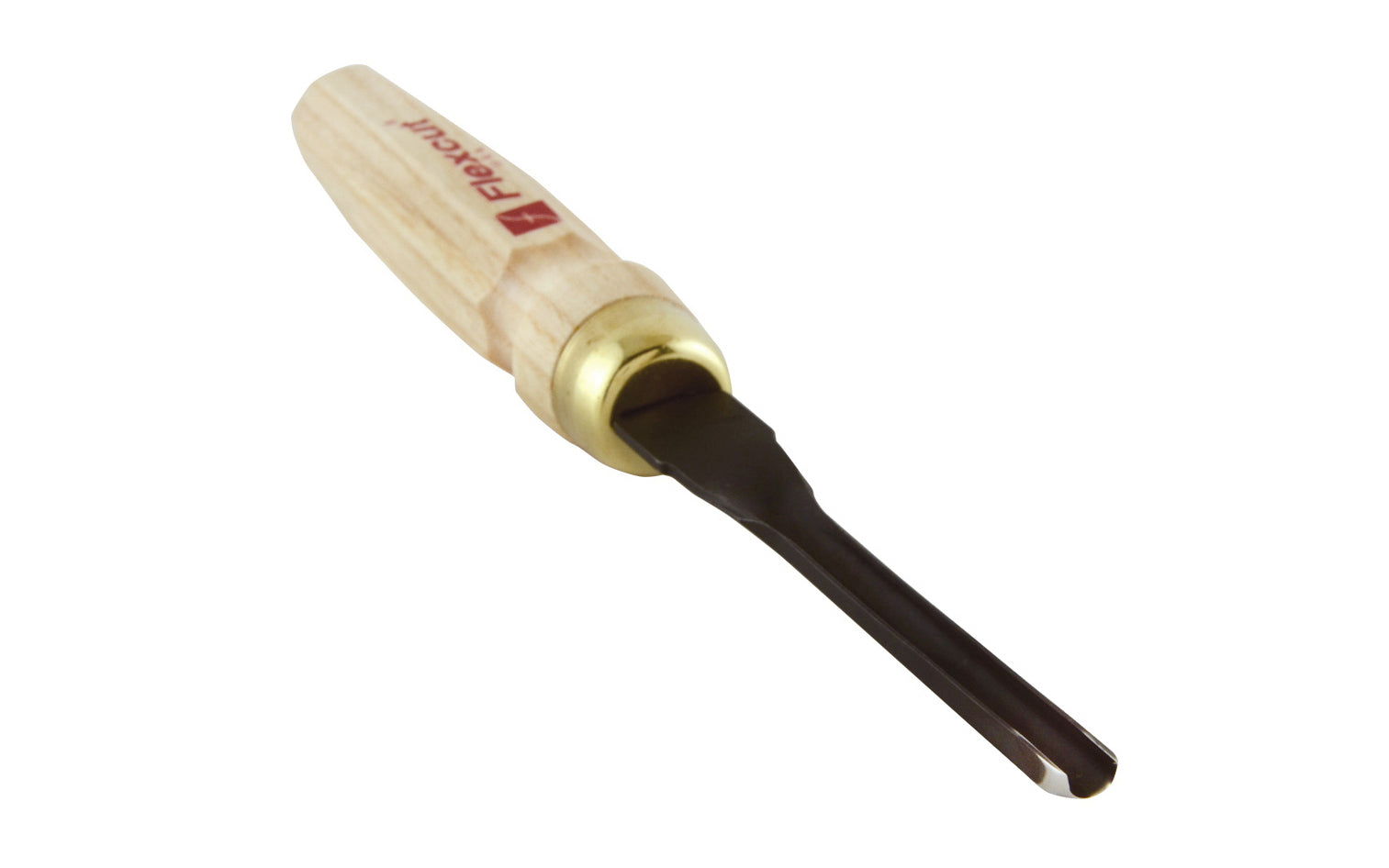 Made in USA • Model MC311 - High Carbon Steel Blade - Flexcut Mallet Carving Tool - Mallet Gouge - Carving Gouge - Sweep - regular curved gouge - Mallet gouge tool can be used by hand or struck with mallet - Sculpture mallet gouge - Hardwoods - No. 11 Sweep - #11 Sweep x 1/4" (6 mm) wide blade - 651646083119 - MLT tool - MLT Mallet Gouge -  MLT tool - MLT Mallet Gouge