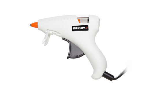 This Arrow Mini Glue Gun ~ MT300 is a compact, easy to use glue gun that’s good for a wide range of projects. Great for wood, fabrics, ceramics, hobbies & crafts. Good for upholstery & general household repairs to school & crafting projects. Low heat glue gun, retractable stand, & an ergonomic trigger. 079055000037