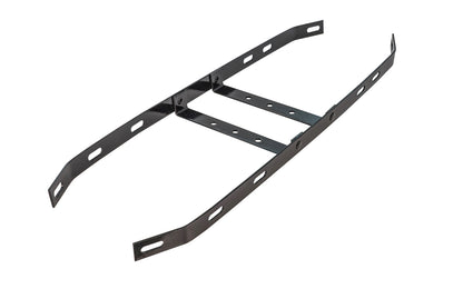 Made in USA ~ Fulton Model B-100. The two crossbars mount directly to your wooden or metal post. Black Enamel Finish. Includes screws & fasteners.