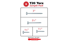 FastCap Powerhead Cabinet Screws - Small Pack. "Sample Pack". The FastCap Powerhead Cabinet Screws - T20 Torx Head ~ Head has 4x the holding power than a conventional counter-sunk screw head. PHZ8. TORX SAMPLE