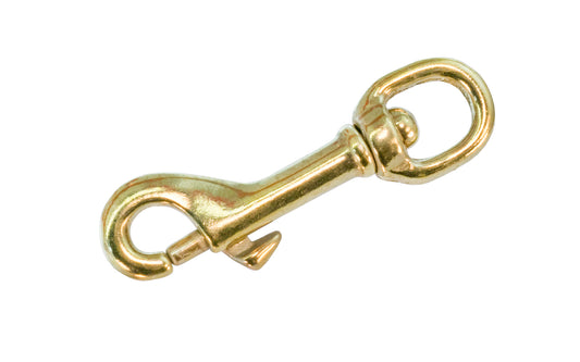 Solid Brass 1/2" Swivel Eye Bolt Snap. Made of solid brass material. 1/2" eye size opening inside diameter. 1/4" opening capacity.